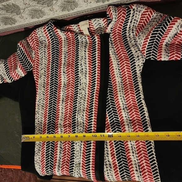 Chico's Textured Sophia Cardigan Chico's Size 2 (L/12) - Picture 8 of 16